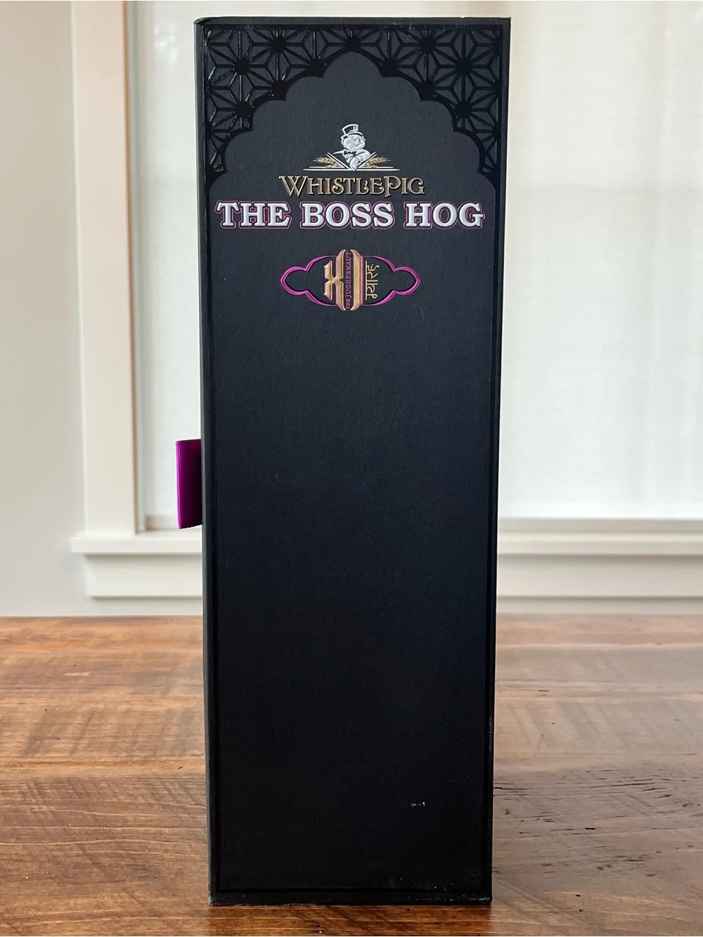 WhistlePig The Boss Hog XI The Juggernaut Rye Whiskey. Bottle, Box and Stopper